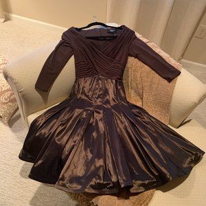 Knee-length formal dress